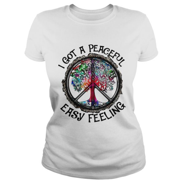 Hippie tree I got a peaceful easy feeling shirt