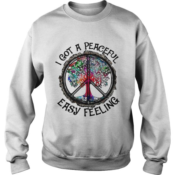 Hippie tree I got a peaceful easy feeling shirt