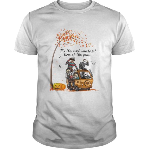 Horror Character Its The Most Wonderful Time Of The Year Halloween shirt