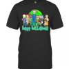 Horror Characters Rick And Morty Happy Halloween T-Shirt