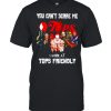 Horror Halloween you can’t scare me I work at Tops Friendly shirt