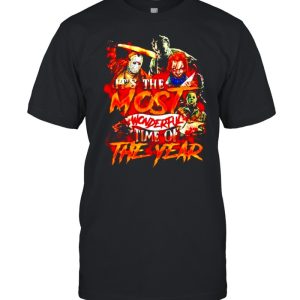 Horror Movies Character It’s the most wonderful time of the year Halloween t-shirt