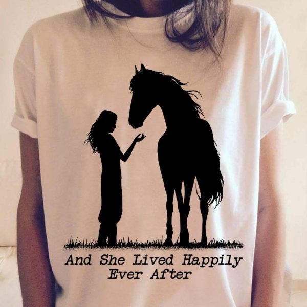 Horse And she lived happily ever after shirt