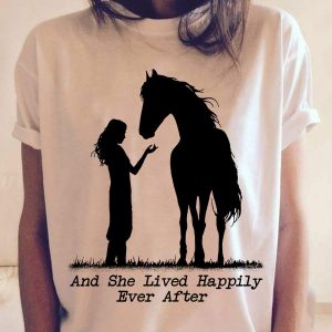 Horse And she lived happily ever after shirt 2
