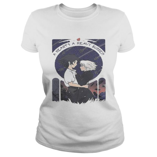 Howl and Sophie a heart’s heavy burden shirt