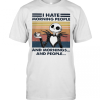 I Hate Morning People And Mornings And People Halloween T-Shirt