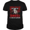 I Would Push You In Front Of Zombies To Save My Elephant Halloween T-shirt