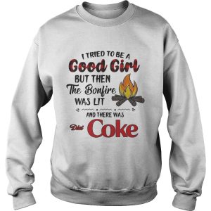 I tried to be a good girl but then the Bonfire was lit and there was Diet Coke shirt 3