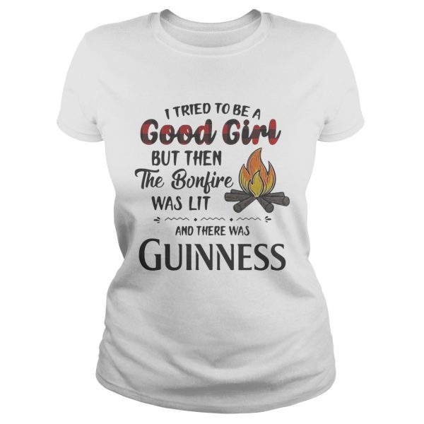 I tried to be a good girl but then the Bonfire was lit and there was Guinness shirt