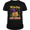 I&#8217m The Witchy Great Grandma Witch Broom Halloween Pumpkin T-Shirt
