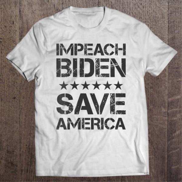 Impeach Biden Save America American Flag Shirt