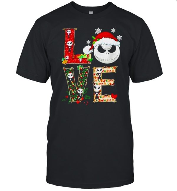 Jack Skellington Santa Love shirt