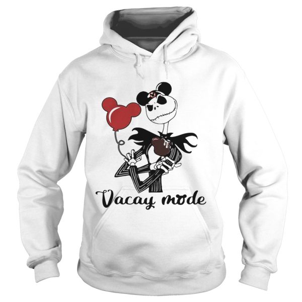 Jack Skellington vacay mode balloon mickey mouse shirt