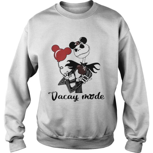 Jack Skellington vacay mode balloon mickey mouse shirt