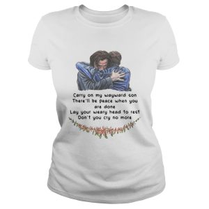 Jared Padalecki carry on my wayward son there'll be peace when you are done shirt 1