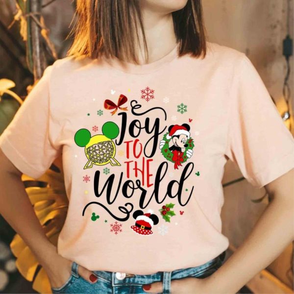 Joy to the world Disney Christmas 2021 shirt, Christmas gift, Mickey christmas gift