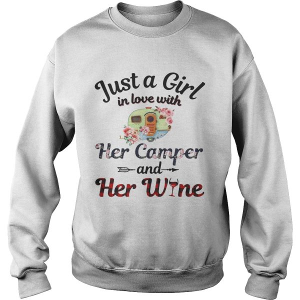 Just a girl in love with her camper and her wine shirt