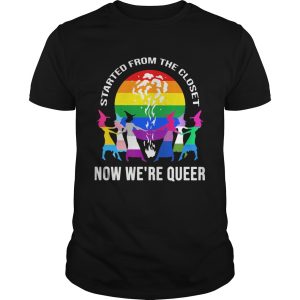 LGBT Started from the closet now were queer Sister Witch shirt