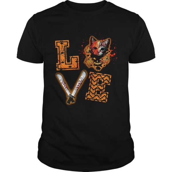 Love Jason Voorhees Cat Halloweenshirt