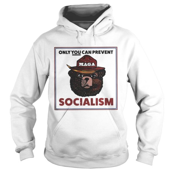 MAGA Bear only you can prevent socialism shirt