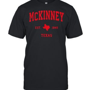 McKinney Texas TX Est 1849 Vintage Sports T-Shirt