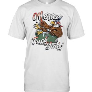 Merica Fuck Yeah Eagle Shirt