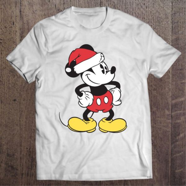 Mickey Mouse Santa Hat Merry Christmas shirt