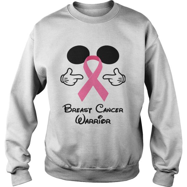 Mickey Mouse breast cancer warrior shirt