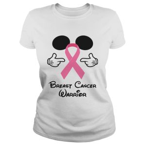 Mickey Mouse breast cancer warrior shirt 2