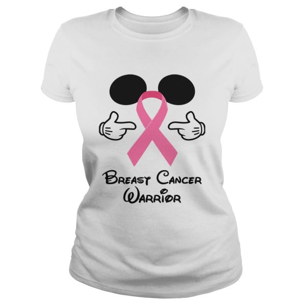 Mickey Mouse breast cancer warrior shirt