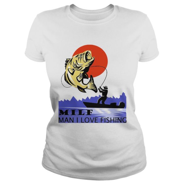 Mife Man I Love Fishing White Version – T-shirts