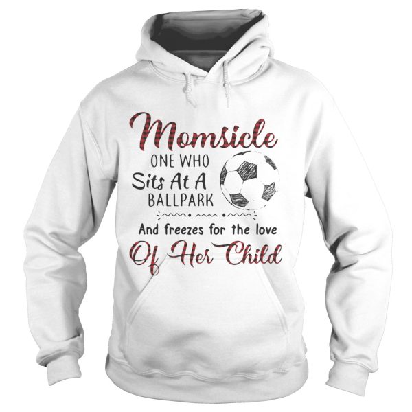 Momsicle one who sits at a ballpark and freezes for the love of her child shirt