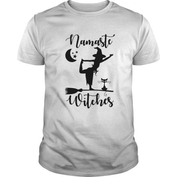 Namaste Witches Cat Halloween shirt