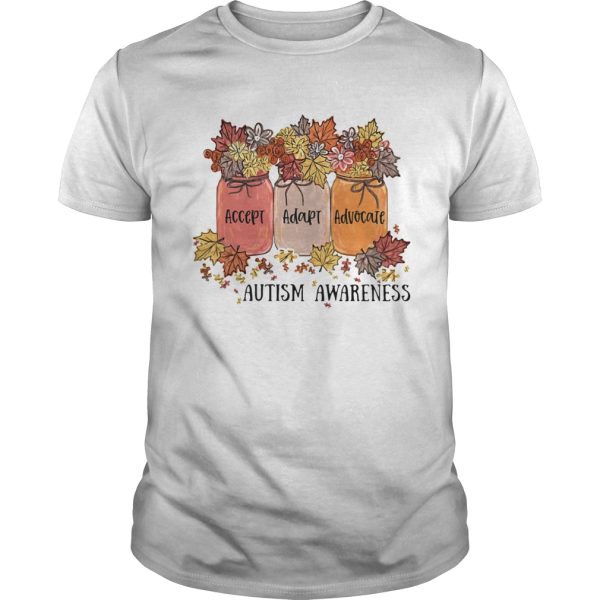 Nice Accept Adapt Advocate Autism Awareness Flower shirt