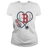 Nurse Boston Red Sox heart shirt