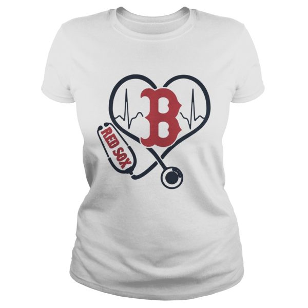 Nurse Boston Red Sox heart shirt