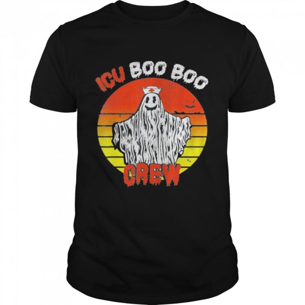 Nurse ICU Boo Boo Crew Ghost Nursing Halloween shirt