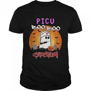 PICU Nurse Boo Boo Crew Halloween Sunset Shirt