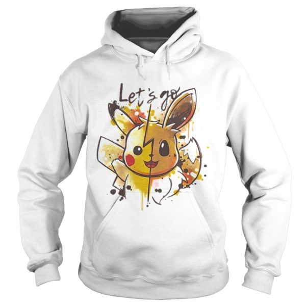 Pikachu and Eevee Lets go shirt