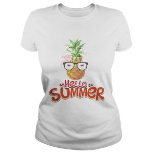 Pineapple hello summer wine shirt 1