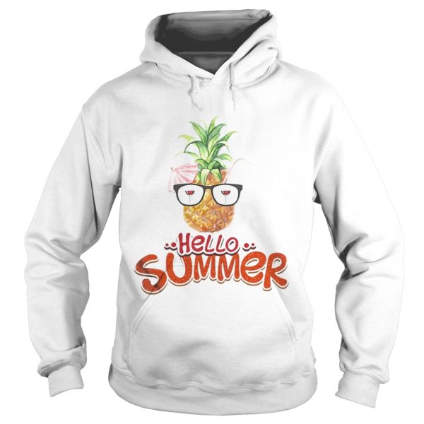 Pineapple hello summer wine shirt