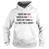 Roses are red areolas are pink show me yours and I’ll buy you a drink shirt