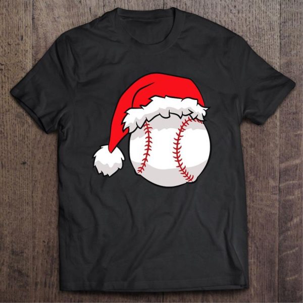 Santa baseball christmas shirt, Baseball gifts, Christmas gifts