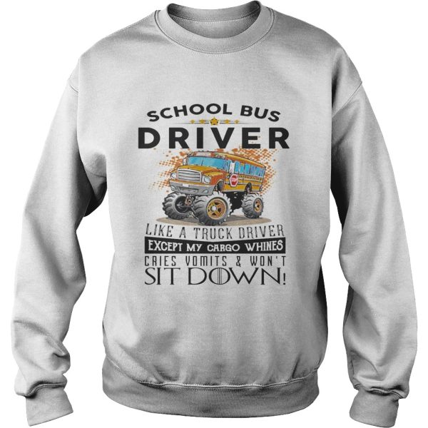 School bus driver like a truck drivers shirt