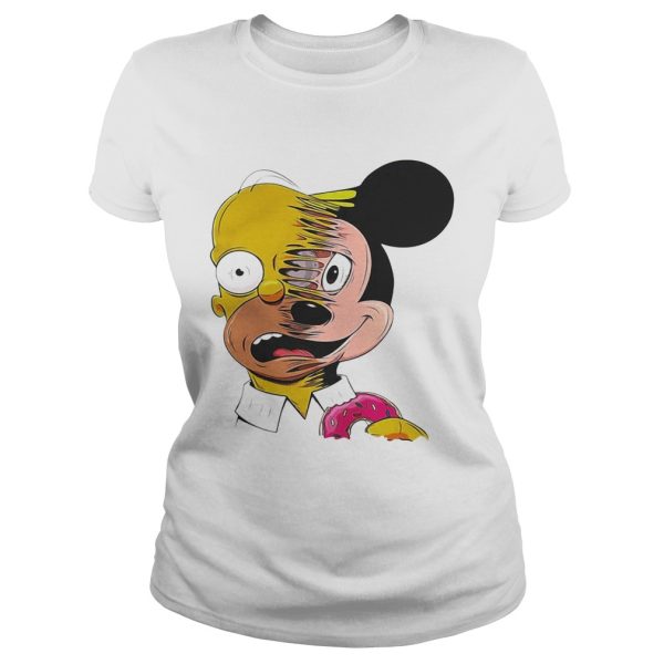 Simpsons and Mickey Mouse shirt