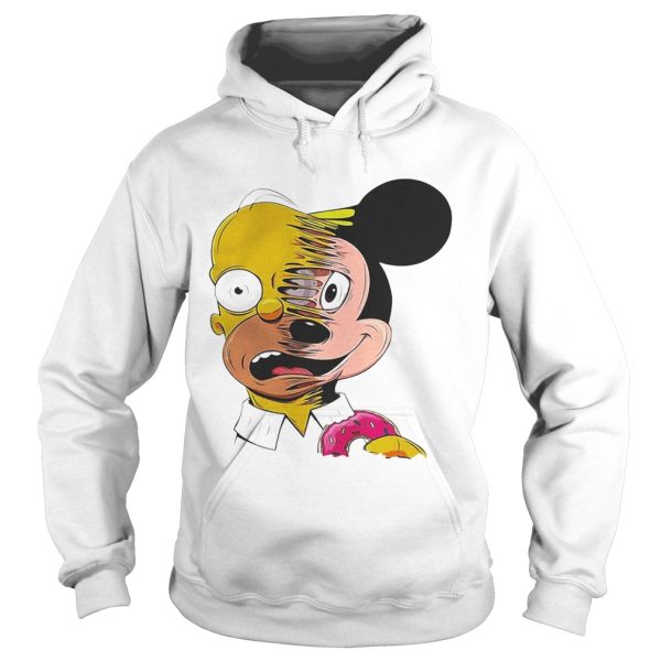 Simpsons and Mickey Mouse shirt