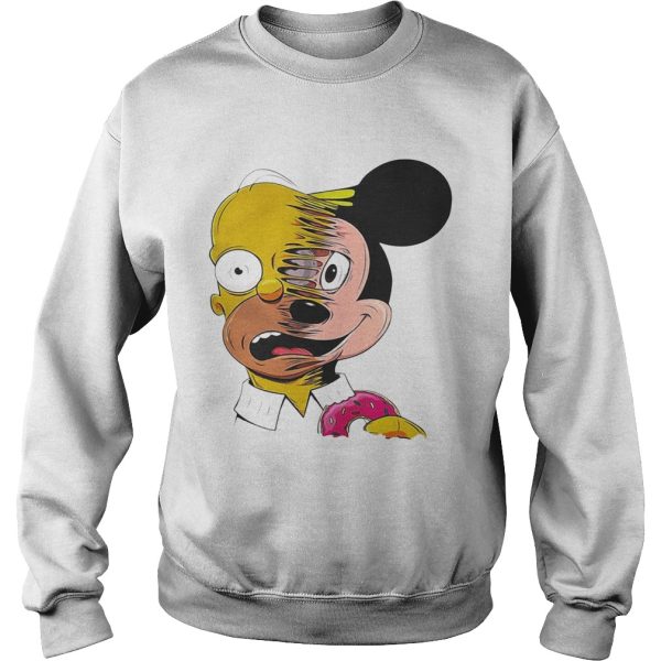 Simpsons and Mickey Mouse shirt