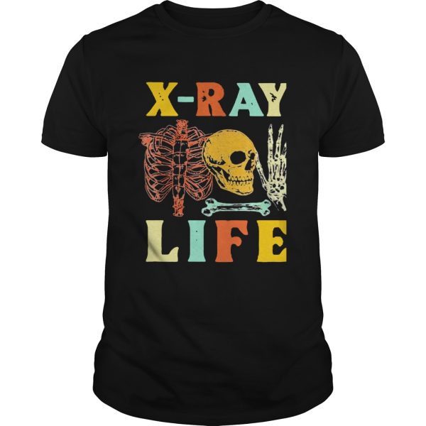 Skeleton XRay Life Vintage shirt