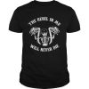 Skeleton riding motorcycle the rebel in me will never die shirt