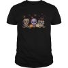 Skull Hippie Witch pumpkin witch halloween shirt